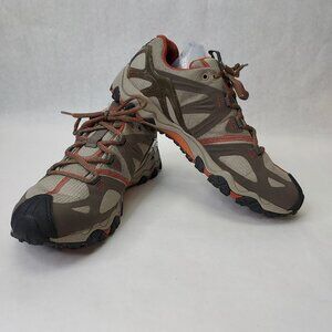 Merrell Air Hiking Shoe Women's US 10 Gray Orange Grasshopper Training Sneaker